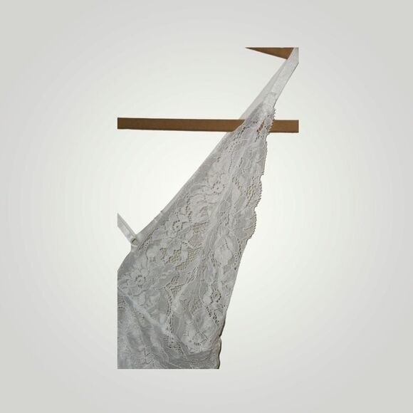 Lace Side & Back Splits Lingerie Dress with Panty 2 Pieces Small - Picture 4 of 8